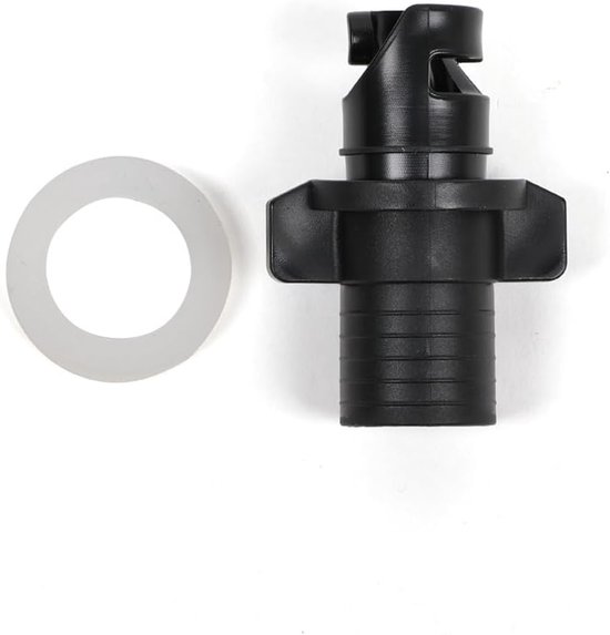 Voetpomp Ventieladapter - Luchtpomp Connector - Watersport Opblazen - Lekvrije Afdichting - 2 Stuks - Zwart — afbeelding 4