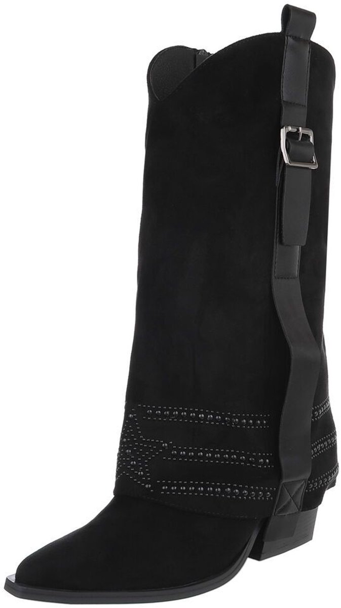 Hoge laars - gespdetail - dames Mt:39