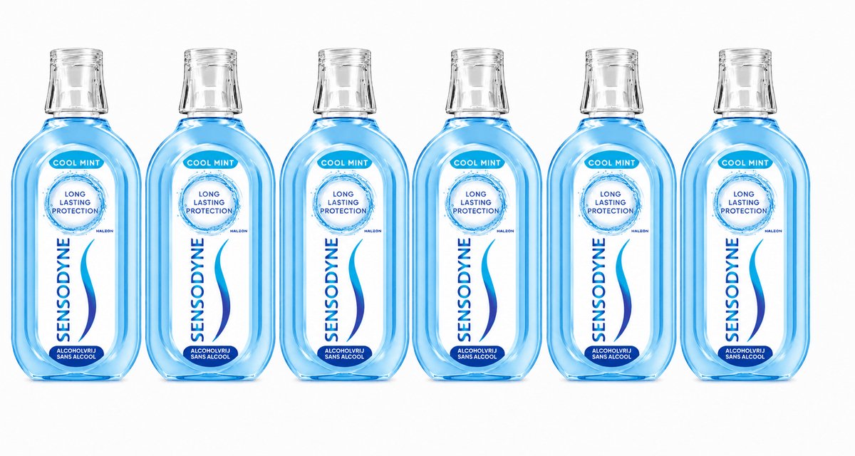 Sensodyne Cool Mint Mondwater - 6 x 500 ml