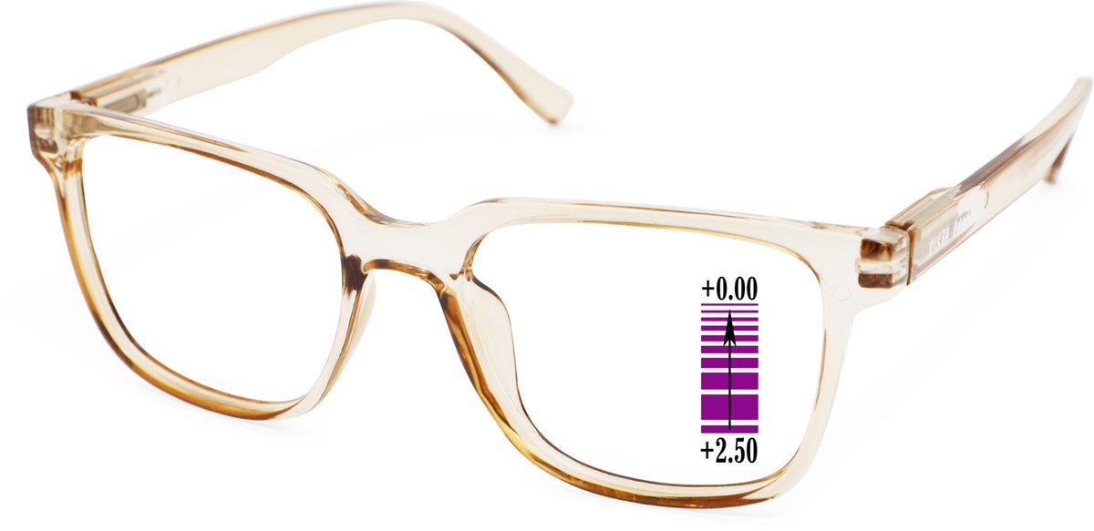 Leesbril-Vista-Bonita-Cubo progressief-Soft skin-+2.50