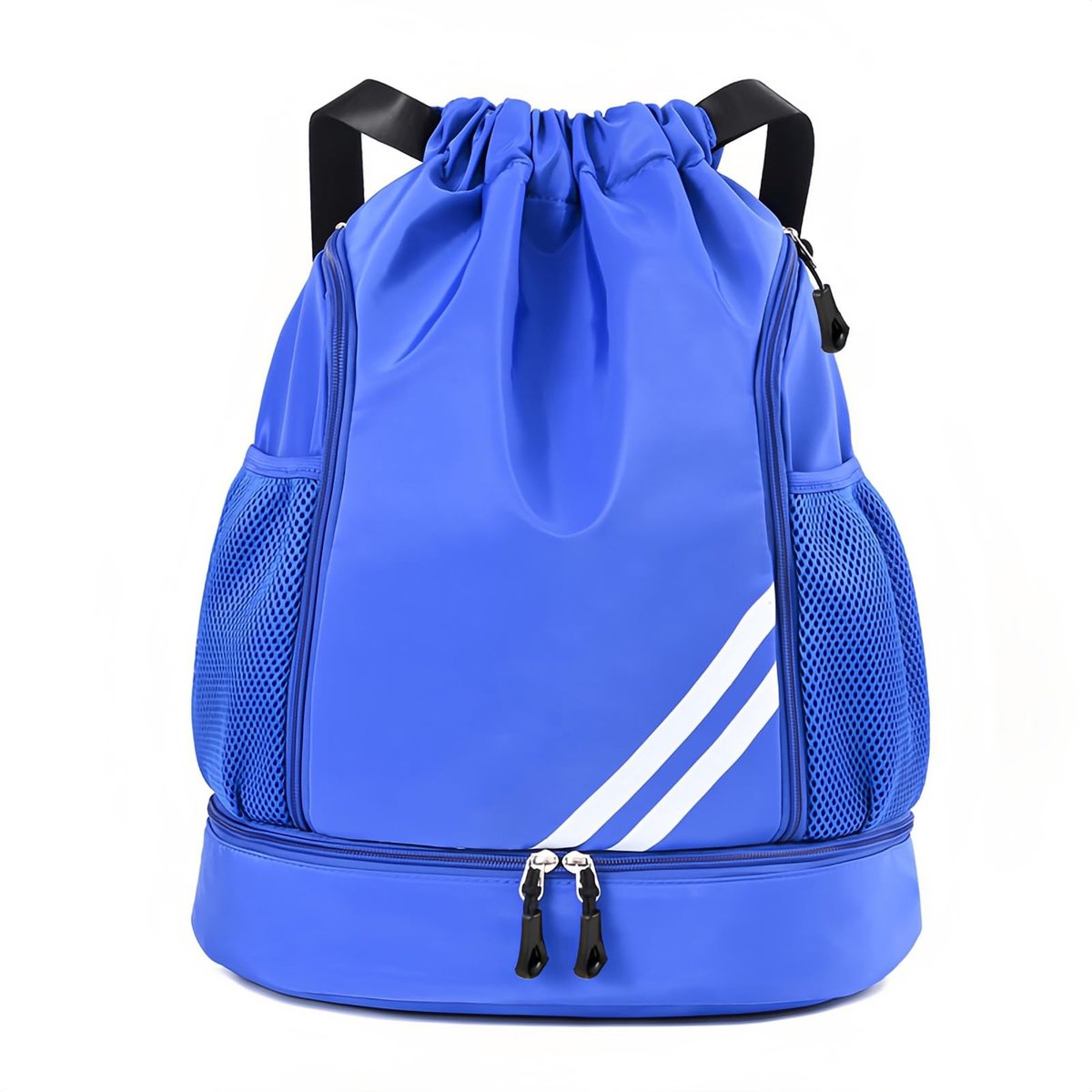 Dailygoods - Zwarte Sporttas voor Jongens - Waterproof Gym Bag met Trekkoord