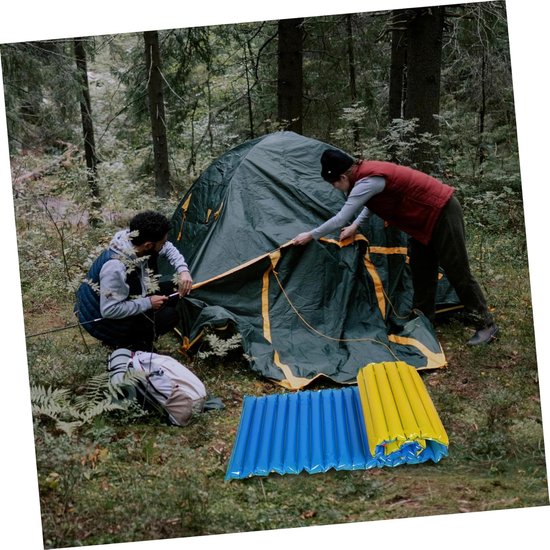 Kampeer Slaapmat - Luchtbed Outdoor - Comfortabel Slapen - Antilek Technologie - 200 x 60 cm - Multicolor — afbeelding 3