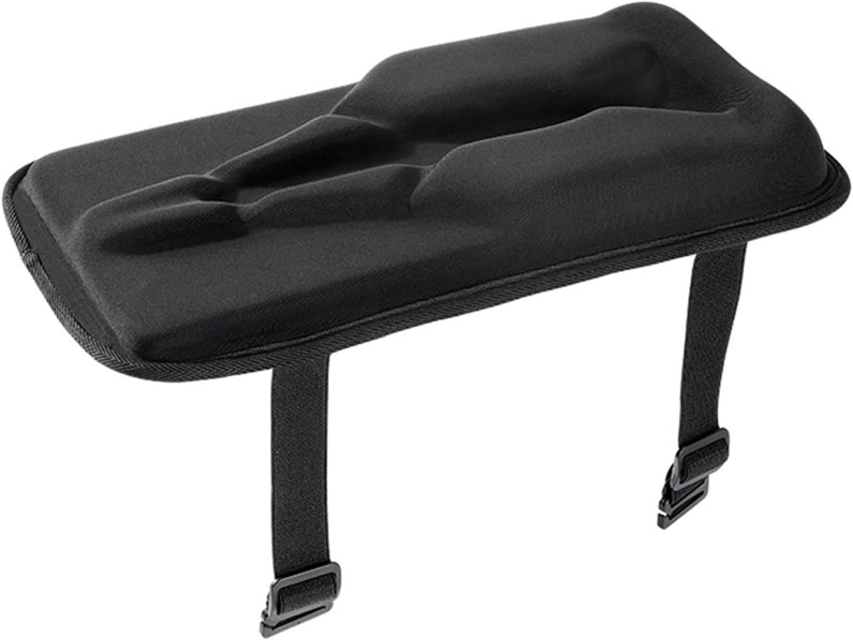 Fiets Achterzitje - Kinderzitje Fiets - Veilig Vervoer - Ademend en Ergonomisch - 37 x 20 x 4 cm - Zwart