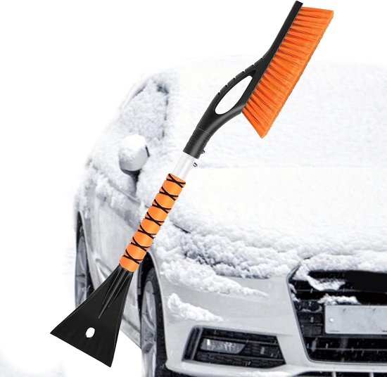 IJskrabber Sneeuwborstel - Ruitenkrabber Auto - Winterklaar Maken - Krasvrije Reiniging - 40 cm - Uniek