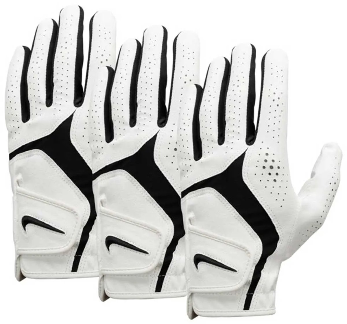 Nike Accessories Dura Feel X Gg Reg Golfhandschoen Voor Linkshandigen Wit XL Man