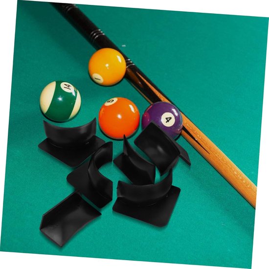 Pooltafel Zakken - Biljart Onderdelen - Kinder Vermaak - Veilig Plastic Materiaal - 7 x 7 x 4 cm - Zwart — afbeelding 3