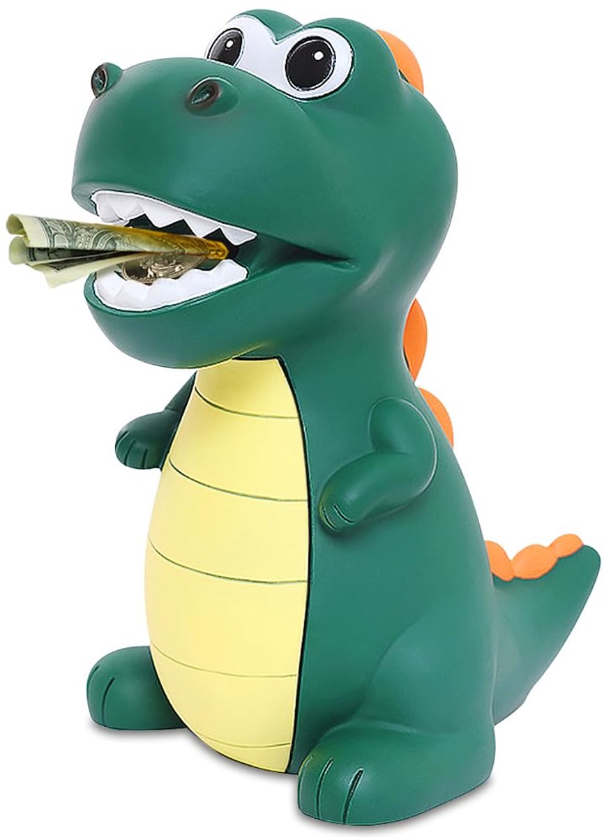 SnelShoppen - Lakpopya Dinosaurus Spaarpot voor Kinderen, Groot Dino-Spaarvarken van Veilig PVC voor Jongens en Meisjes, Perfecte Decoratie voor de Ki