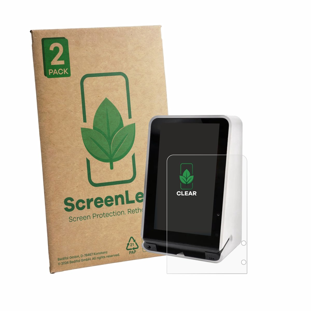 2 Stuks Screenprotector voor SENVEND UX700 - Hoogwaardige Beschermfolie transparant
