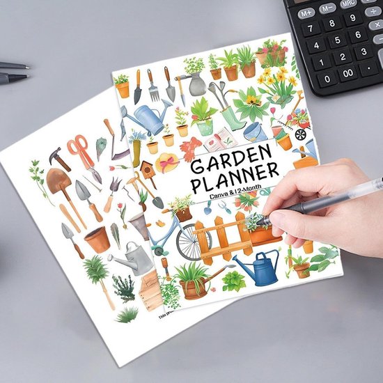 Tuin Notitieboek - Planner Register - Tuin Planning - 12 Maanden Overzicht - 25.8 x 21 cm — afbeelding 4