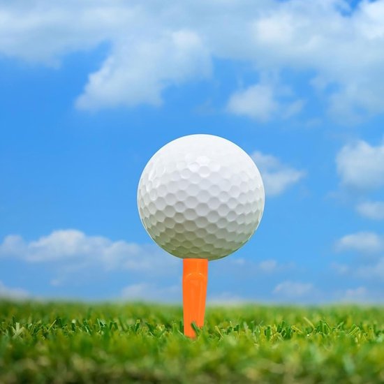 Golf Tees - Golf Accessoires - Golf Training - Duurzaam Plastic - 7 cm - Diverse Kleuren van GOLF — afbeelding 2