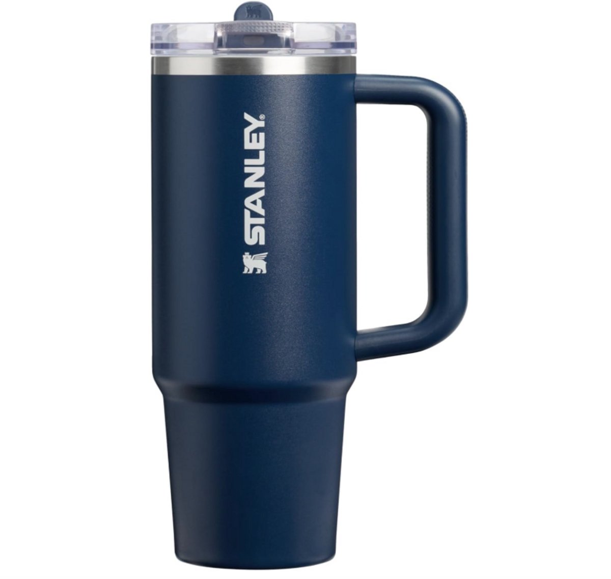STANLEY Quencher ProTour Flip Straw Tumbler 0,89L (Dark Navy) – Lekvrije Thermosbeker met Flip Straw & Handvat – Geïsoleerd RVS – BPA-vrij
