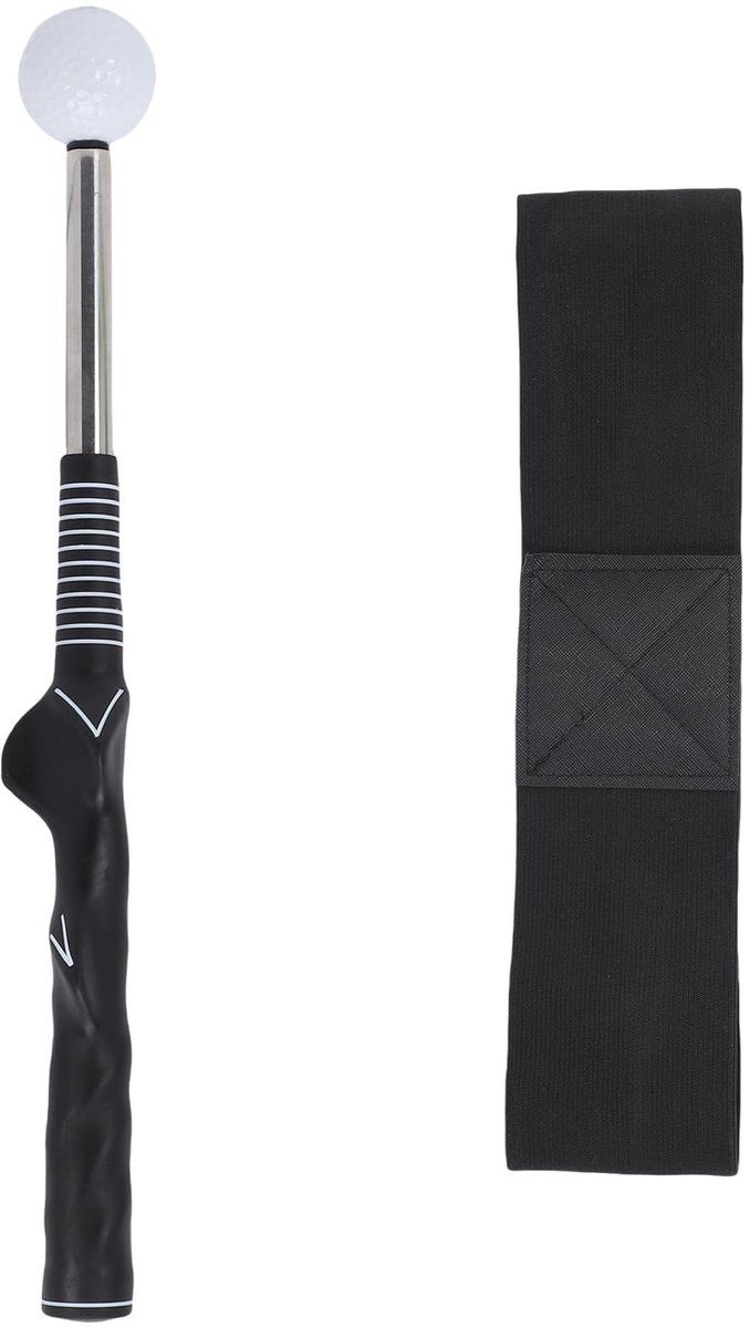 Dailygoods - 2-delige Golftrainsset - Inclusief Grip- en Polsscharniertrainer