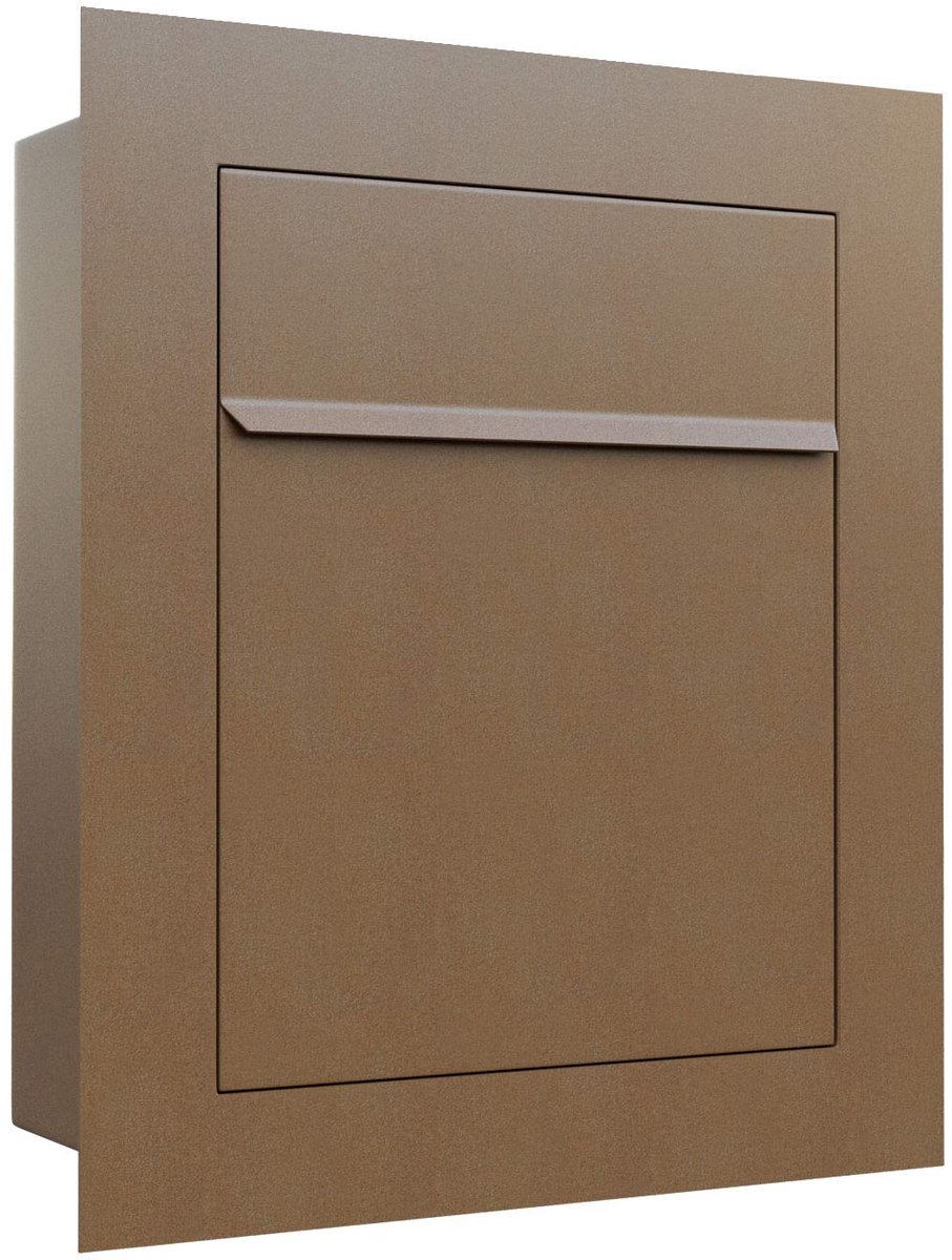 Dailygoods - Inbouwbrievenbus Bari Rost voor Wandmontage