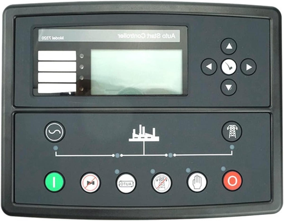 Generator Controller - Automatisch Paneel - Generator Beheer - Real-time Status - 240mm x 181mm - Gray