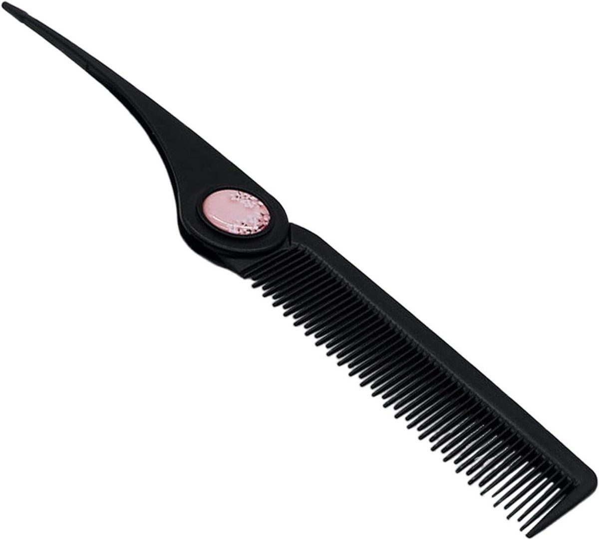 Staartkam - Zakkam Stylingkam - Haar Stylen - Opvouwbaar Ontwerp - 18 cm - Zwart