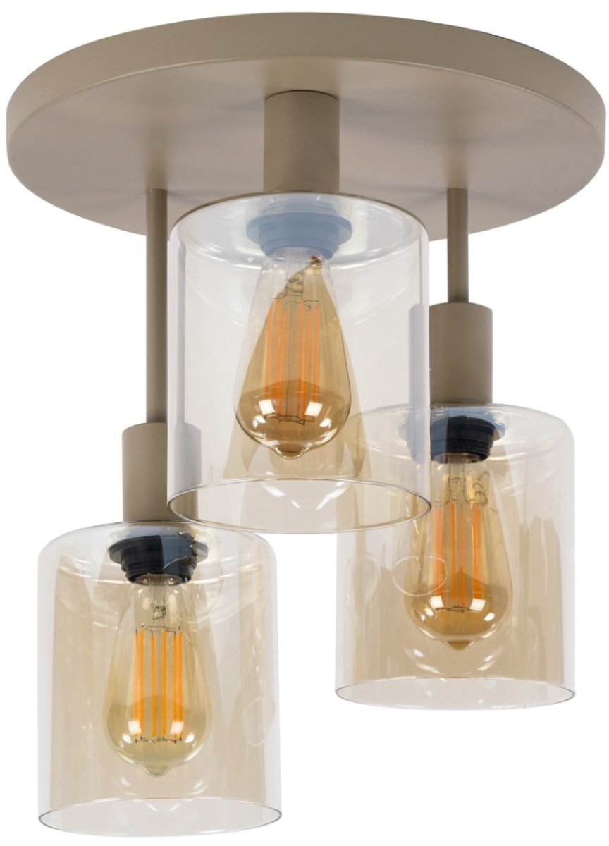 AnLi Style Plafondlamp Sepiora 3L Beige
