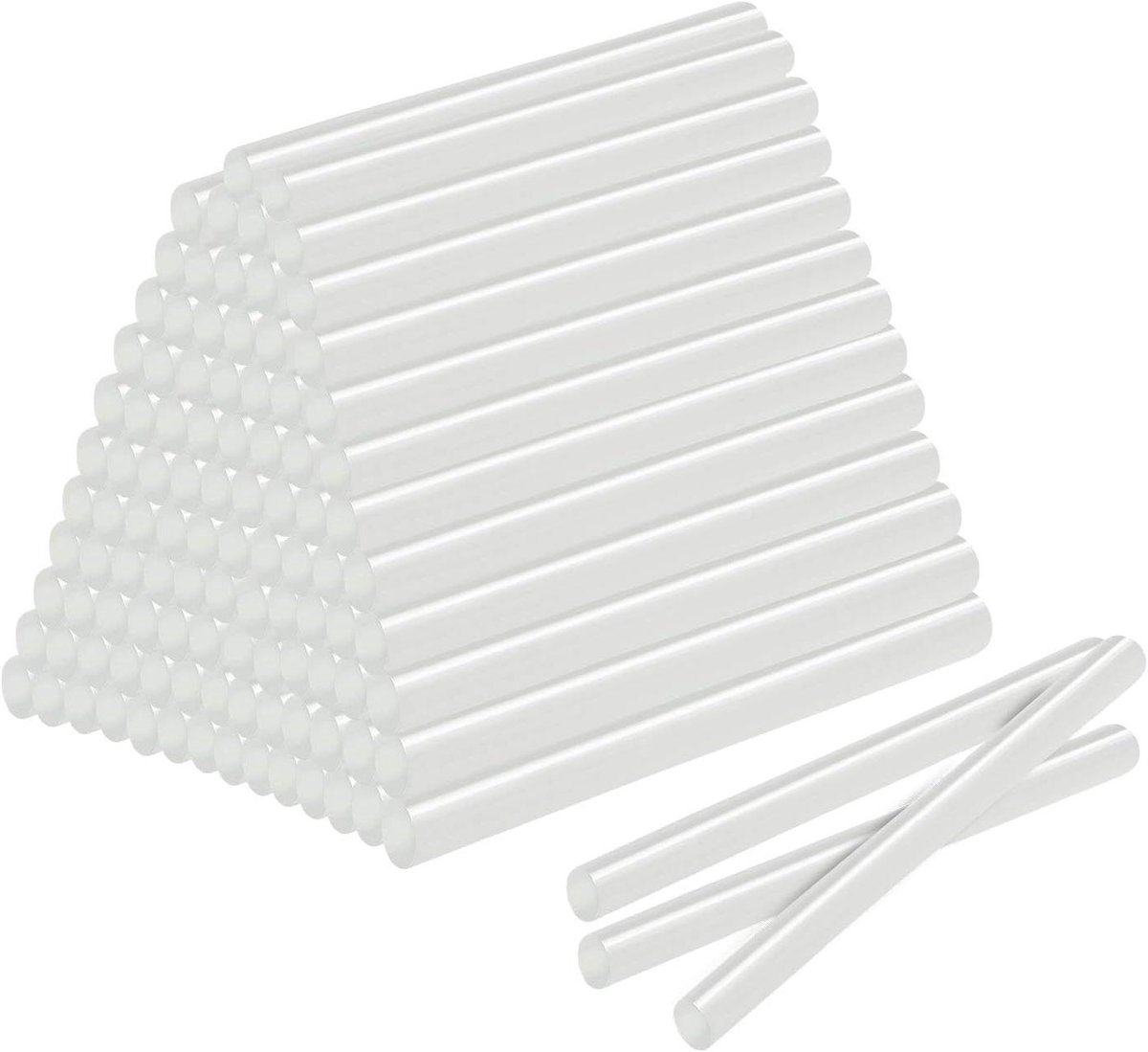 Lijmsticks - Smeltlijm stiften - Klusprojecten uitvoeren - Sterke en flexibele hechting - 11x200mm 100 stuks - Semi-transparant