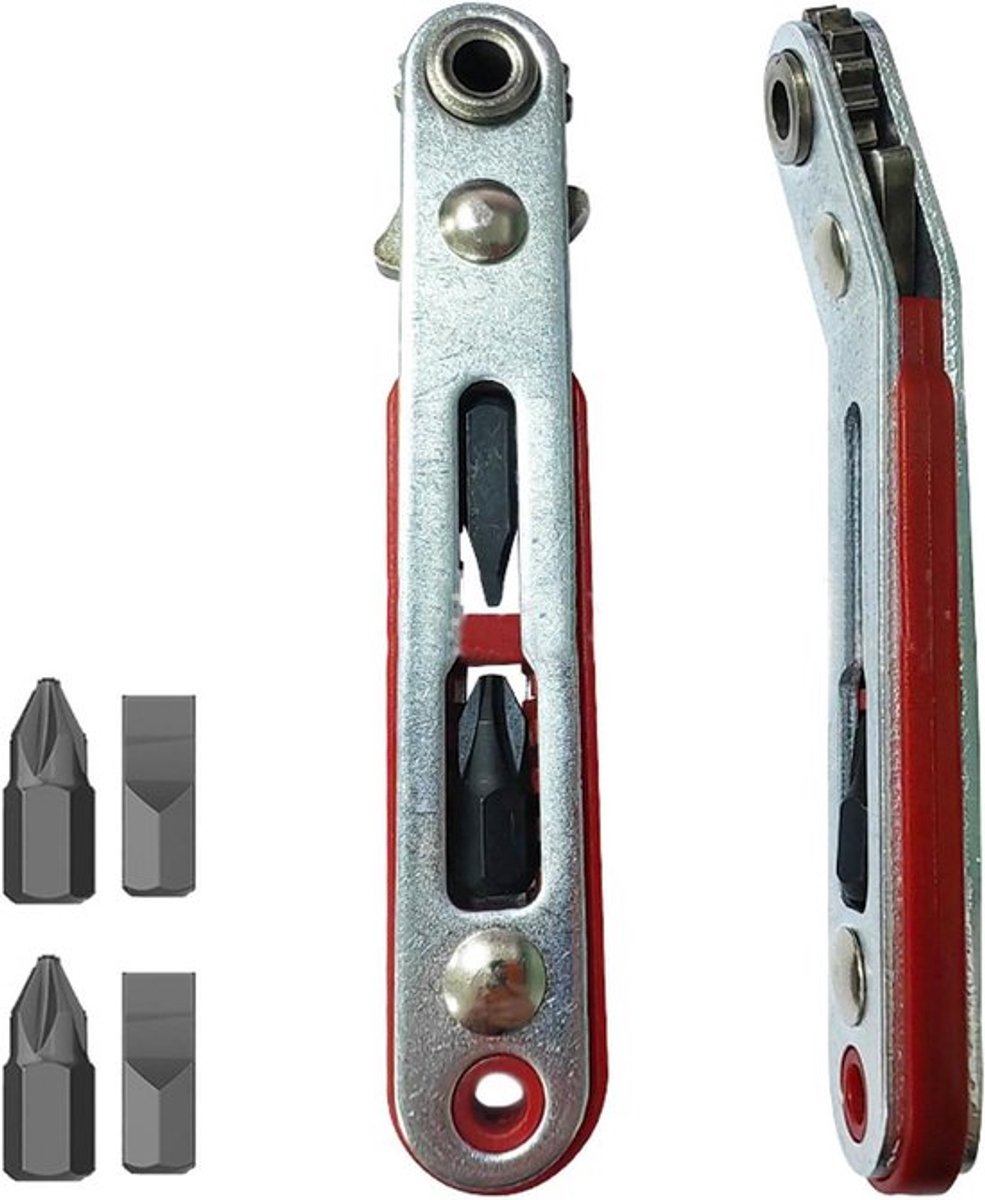 Mini-ratelsleutels met magnetische 1/4 inch micro-schroevendraaiergreep
