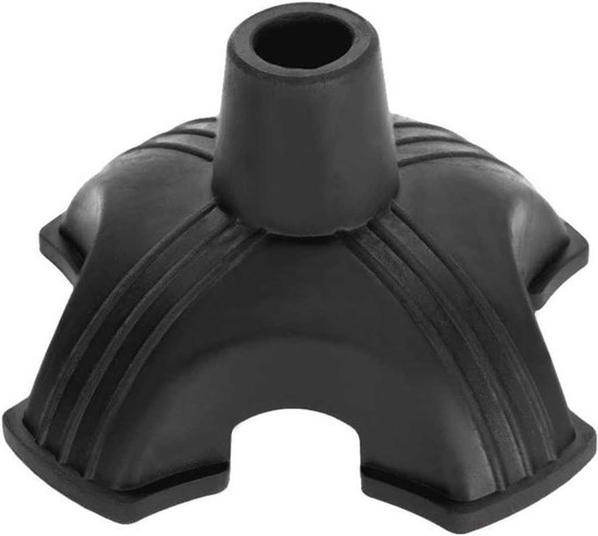 Walking Stick Tip 19mm Vier Basis Ondersteuning Antislip Rubber Zelfstaand Anti-Skid Accessoire