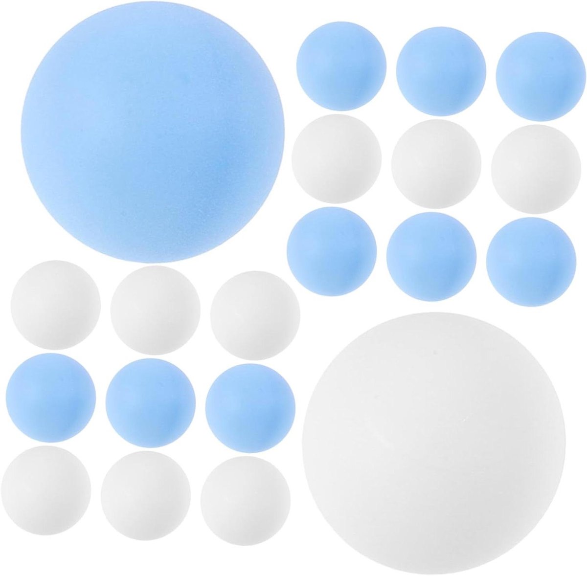 Tafeltennisballen - Pingpong ballen - Feest decoratie - Naadloos ontwerp - 50 stuks - Multicolor