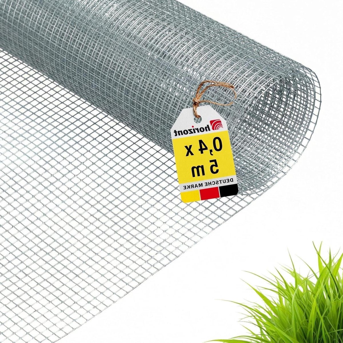 Woelmuisgaas - Draadgaas Mollengaas - Planten Beschermen - Fijne Maaswijdte - 0.4 x 5 m - Zilver Verzinkt