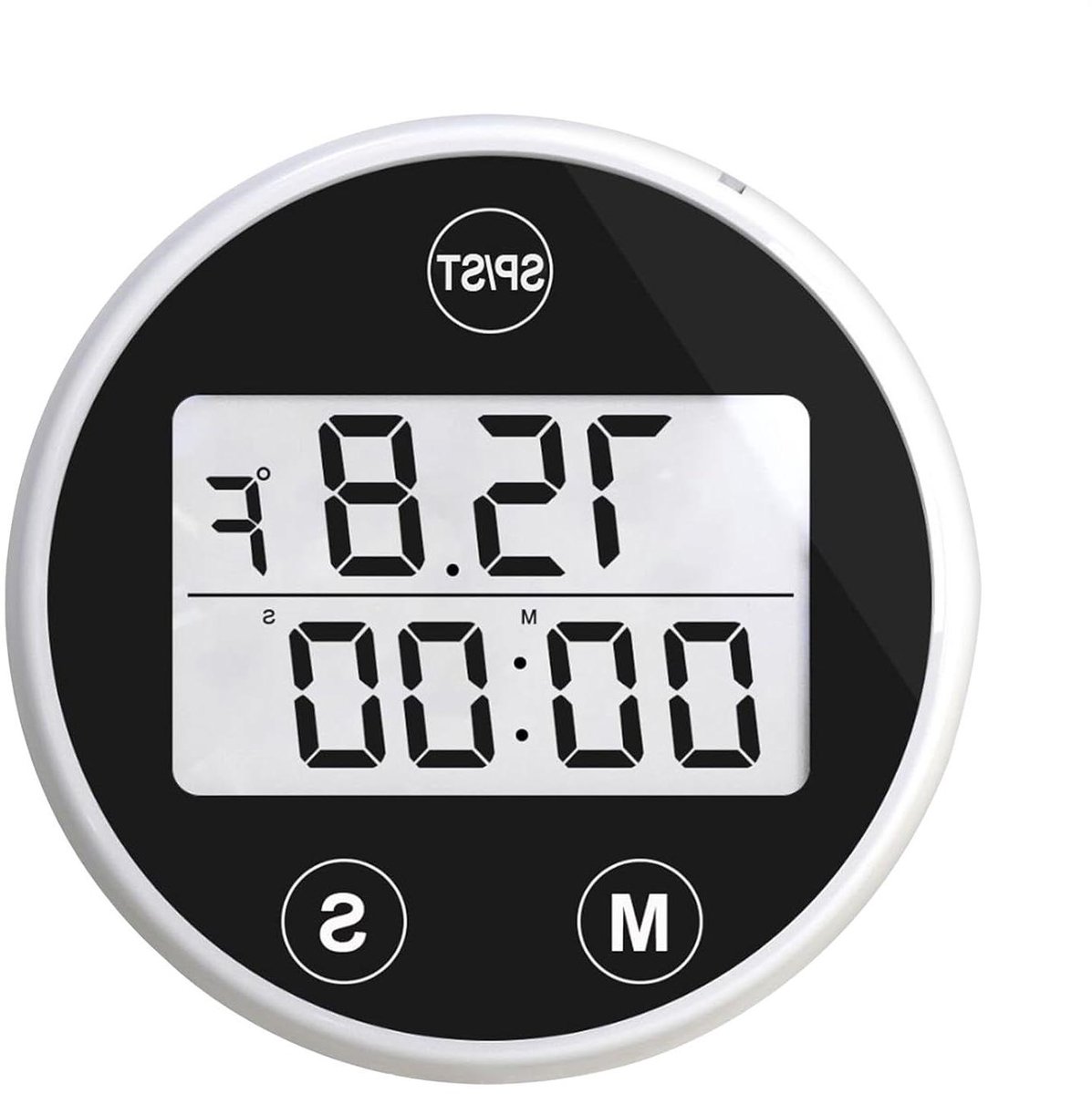 IJsbad Thermometer - Waterdichte Meters - Watertemperatuur Meten - Drijvend met Timer - 4.5 cm - Wit