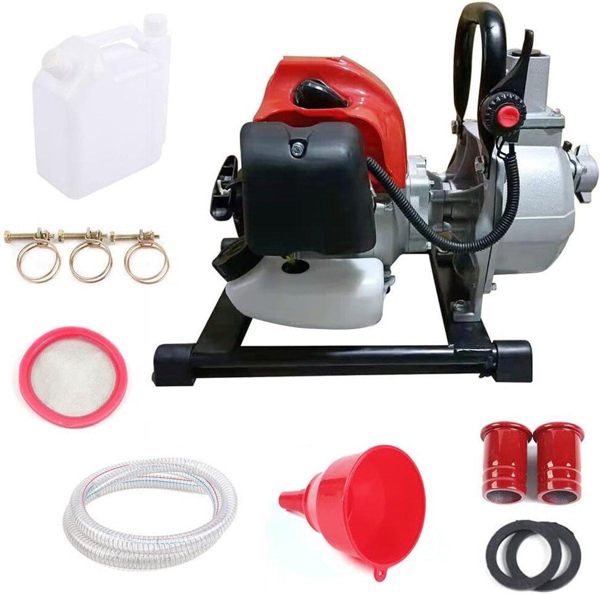 Waterpomp Benzine - Tuinpomp Irrigatie - Water Verplaatsen - 2-Takt Motor - 10 m 3/u - Oranje