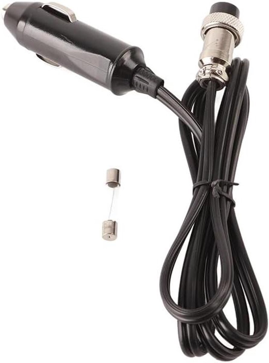Elektrische Waterkoker - Reis Waterkoker Auto - Warm Water Onderweg - Vacuüm Isolatie - 1000 ml - Zilver Zwart