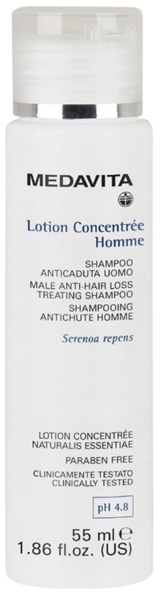 Medavita Lotion Concentrée Homme Male Anti-Hair loss Treating Shampoo (55ml)