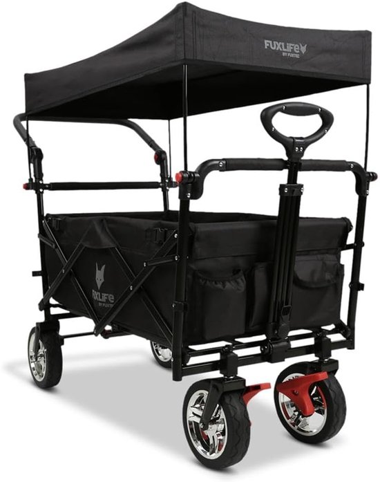 Bolderkar Handkar - Transportwagen Opvouwbaar - Dagelijks Gebruik - Compact Opvouwbaar - Max 75kg - Zwart van Bolderkar — afbeelding 3