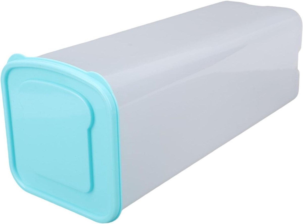 Broodcontainer - Broodtrommel Opslagdoos - Brood Vers Houden - Ruimtebesparend Verticale Opslag - 36 x 15 x 14 cm - Groen
