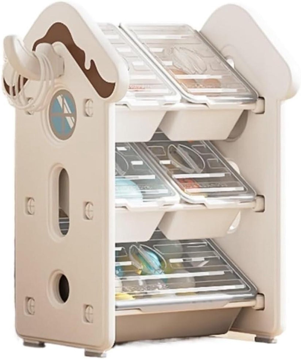 Speelgoedopberger Plastic - Speelgoedkist Organizer - Speelgoed Opbergen - Verwijderbare Bakken - 77 x 47 x 27 cm - Niet gespecificeerd