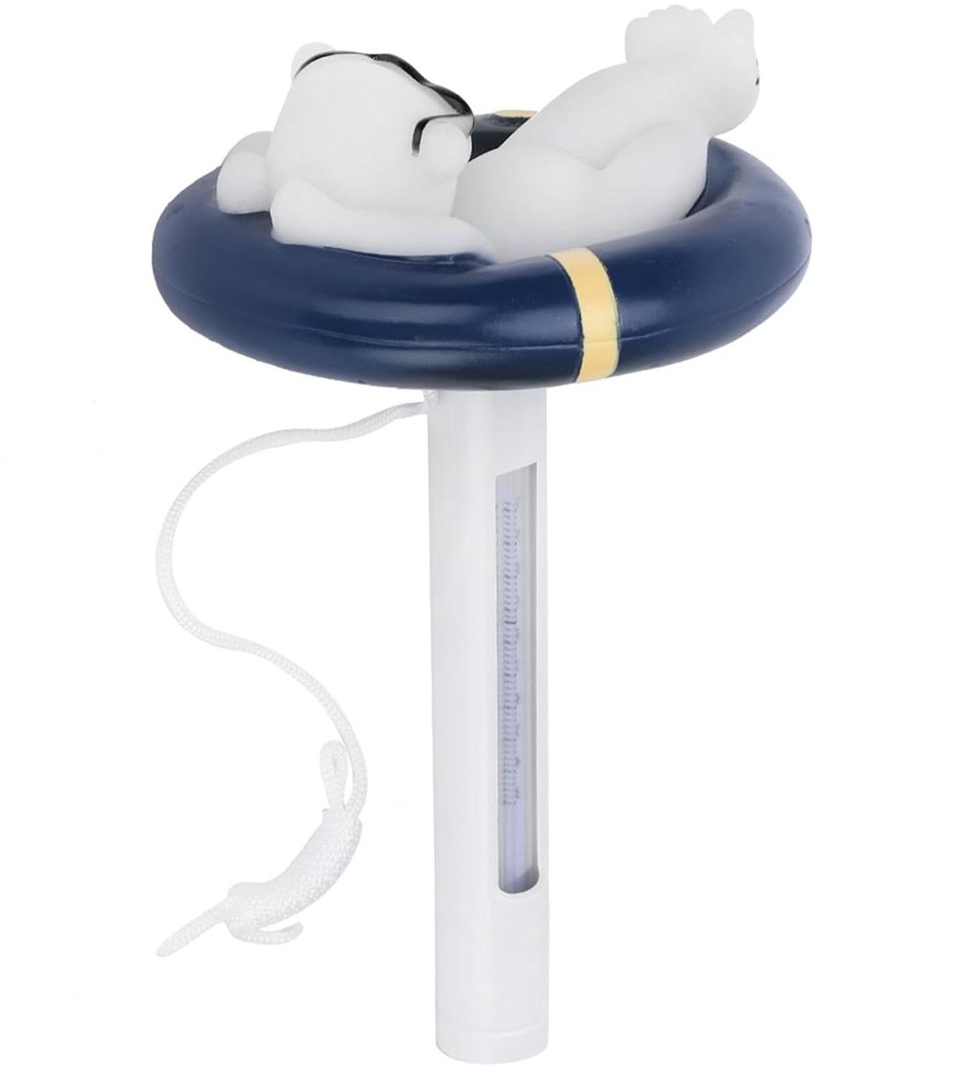 Zwembadthermometer Beer - Waterthermometer Drijvend - Watertemperatuur Meten - Onbreekbaar Ontwerp - 21 Centimeter - Multicolor