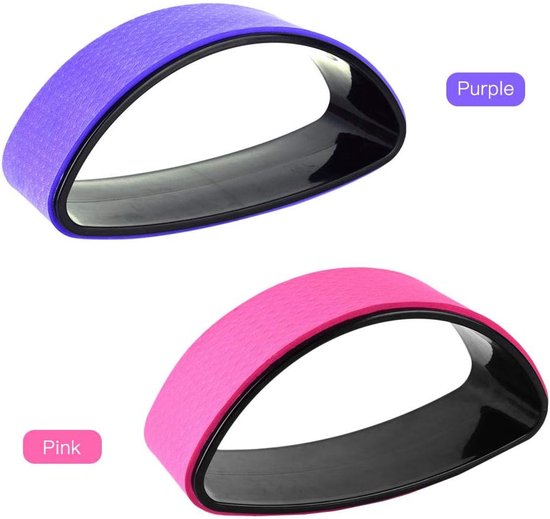 Yoga Trainingswiel - Rug Stretcher - Flexibiliteit Verbeteren - Antislipwielen - 395 cm - Paars — afbeelding 5