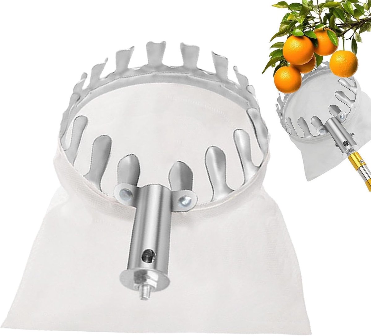 Fruit Plukker - Oogst Gereedschap - Fruit Oogsten - Arbeidsbesparend Bereik - 26 x 20 x 17 cm - Niet gespecificeerd
