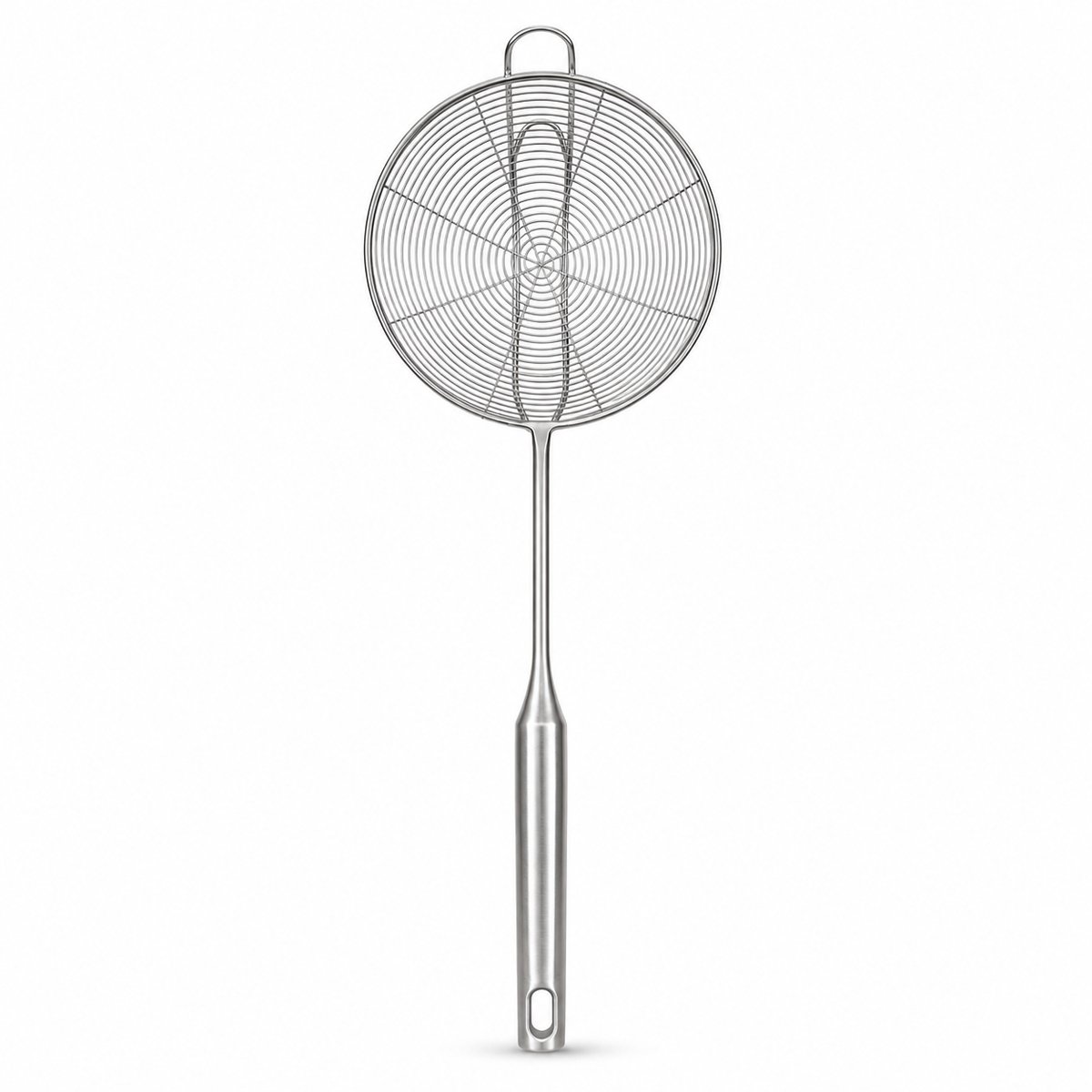 My Green Deal - RVS Schuimspaan 16cm - Vergietlepel - Skimmer lepel - Geschikt voor Frituren / Noedels en Pasta - Premium verzwaard 304 RVS – Hittebestendig & Vaatwasserbestendig