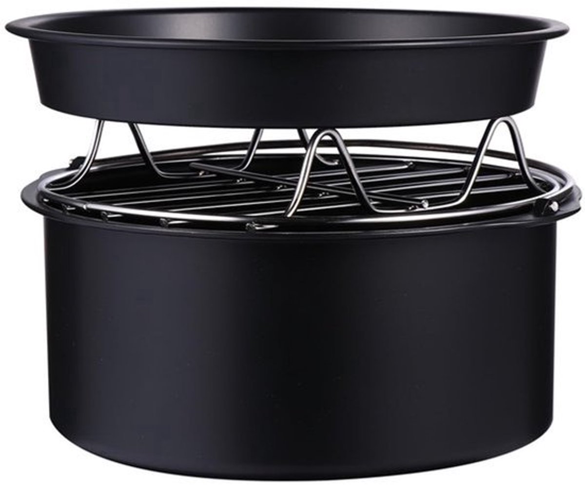 Accessoireset voor luchtfriteuse incl. taartmand Allecto