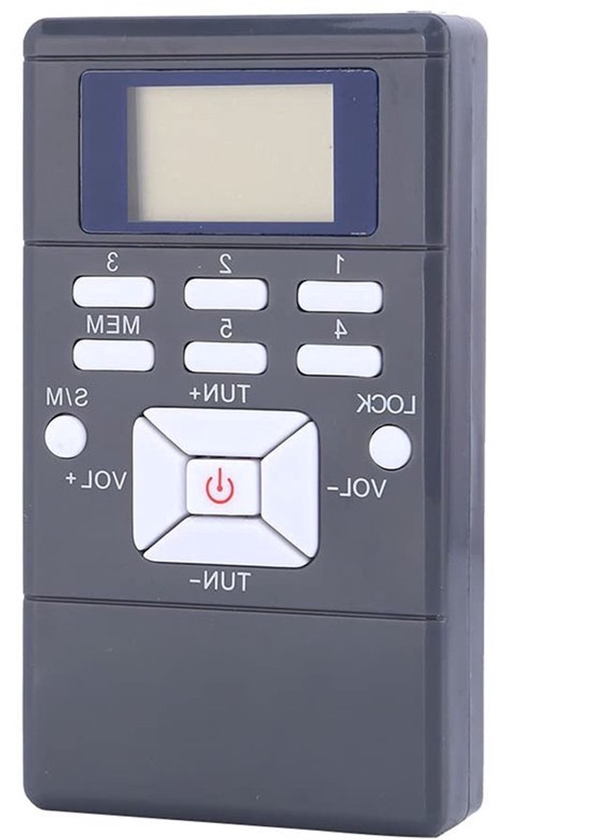 Solidchoice - Dailygoody - Mini FM-radio - Draagbare Radio - Ideaal voor Douche en
