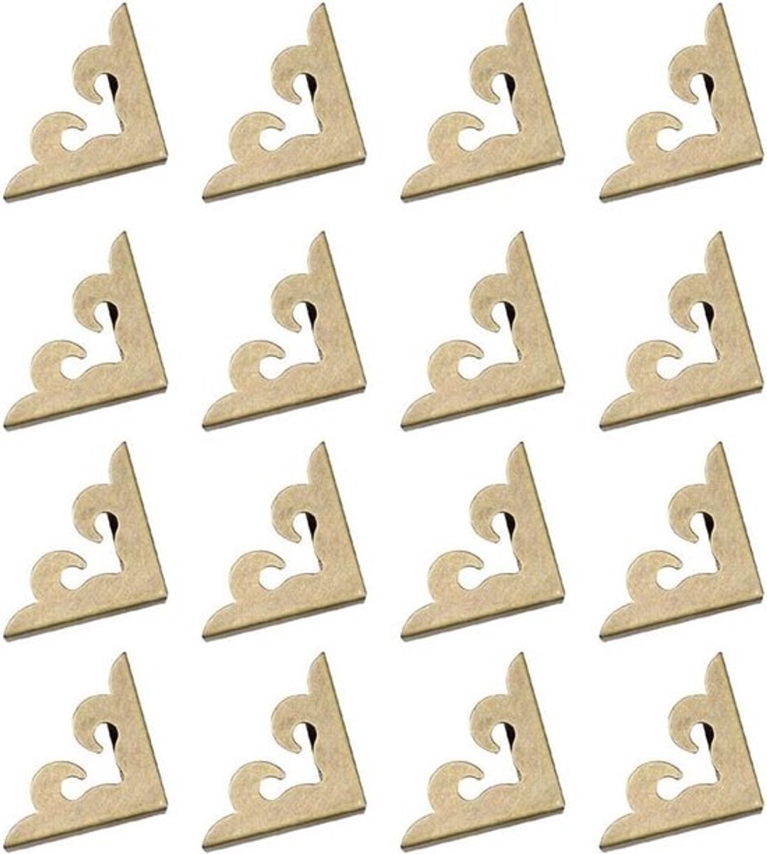 Decoratieve hoekbeschermers voor boeken - 24 stuks - vrolijke