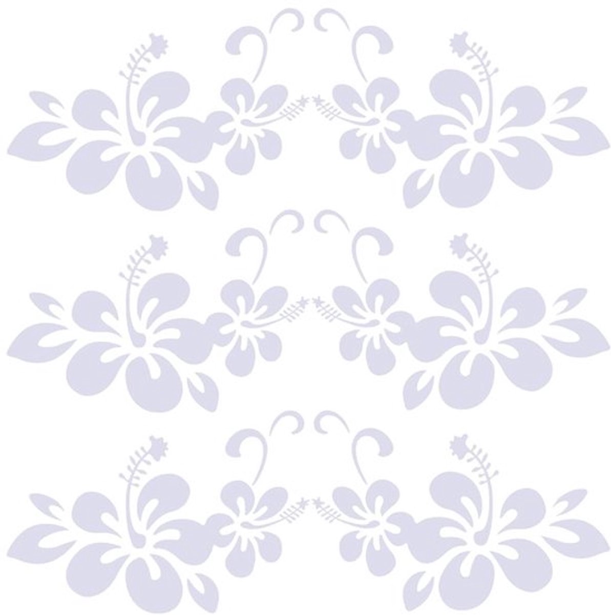 Solidchoice - Dailygoody - Waterdichte Auto Stickers - Hibiscus Bloem - Decoratief