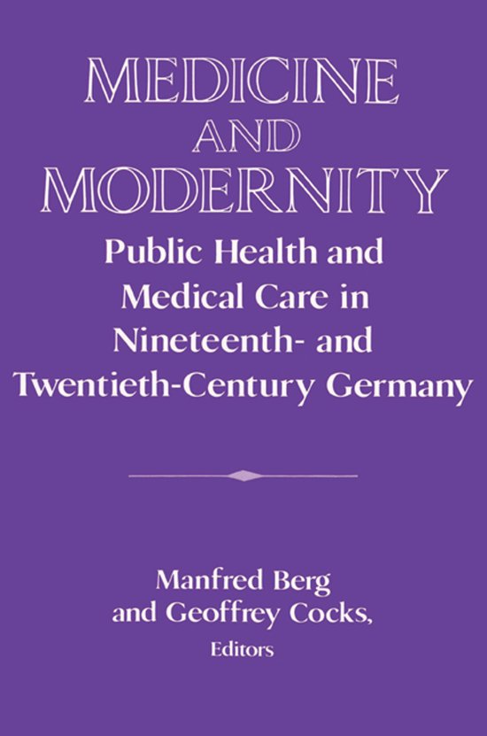 Publications of the German Historical Institute- Medicine an ... - cover
