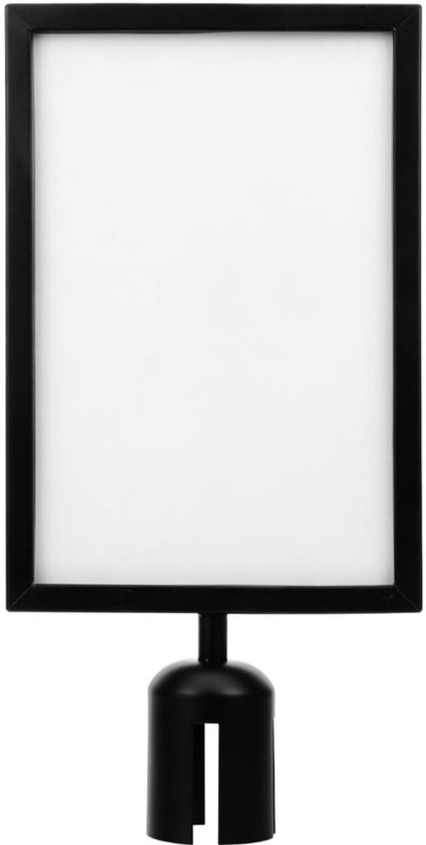 NTHProducts - Metal Poster - Verstelbare Sign Frame - Zwart - A4 Formaat - Ideaal
