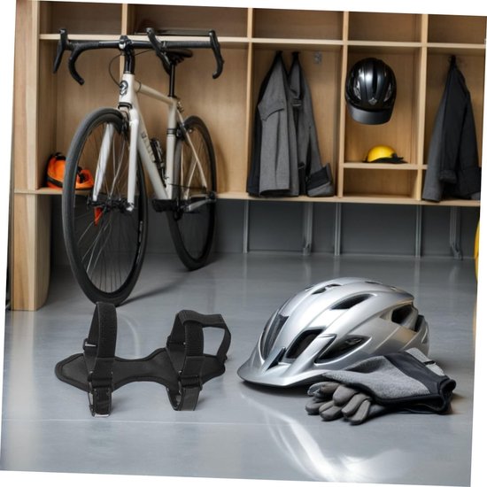 Fiets Speakerhouder - Bevestigingsband - Muziek Luisteren - Verstelbaar Klittenband - 36.4x57.6CM - Zwart — afbeelding 4