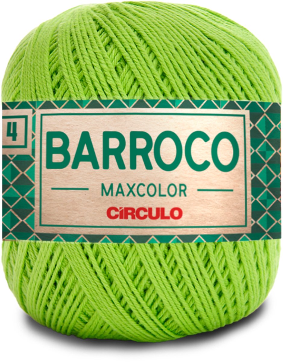 Círculo Barroco Maxcolor 4 - Katoengaren - 200 g - Frisgroen