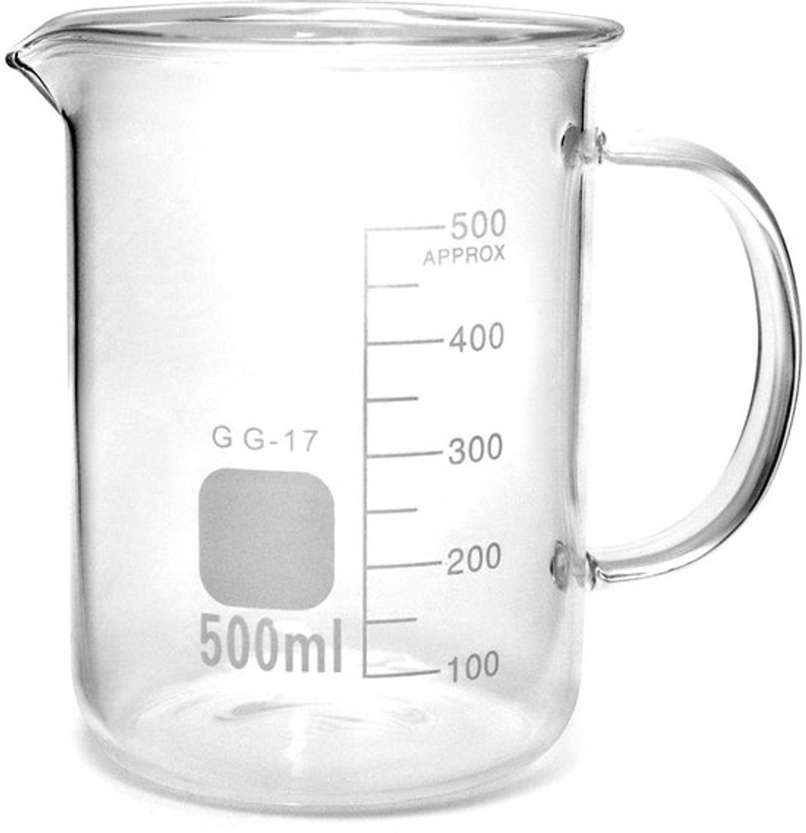Dailygoody - Maatbeker met Handvat - Borosilicaatglas 500 ml