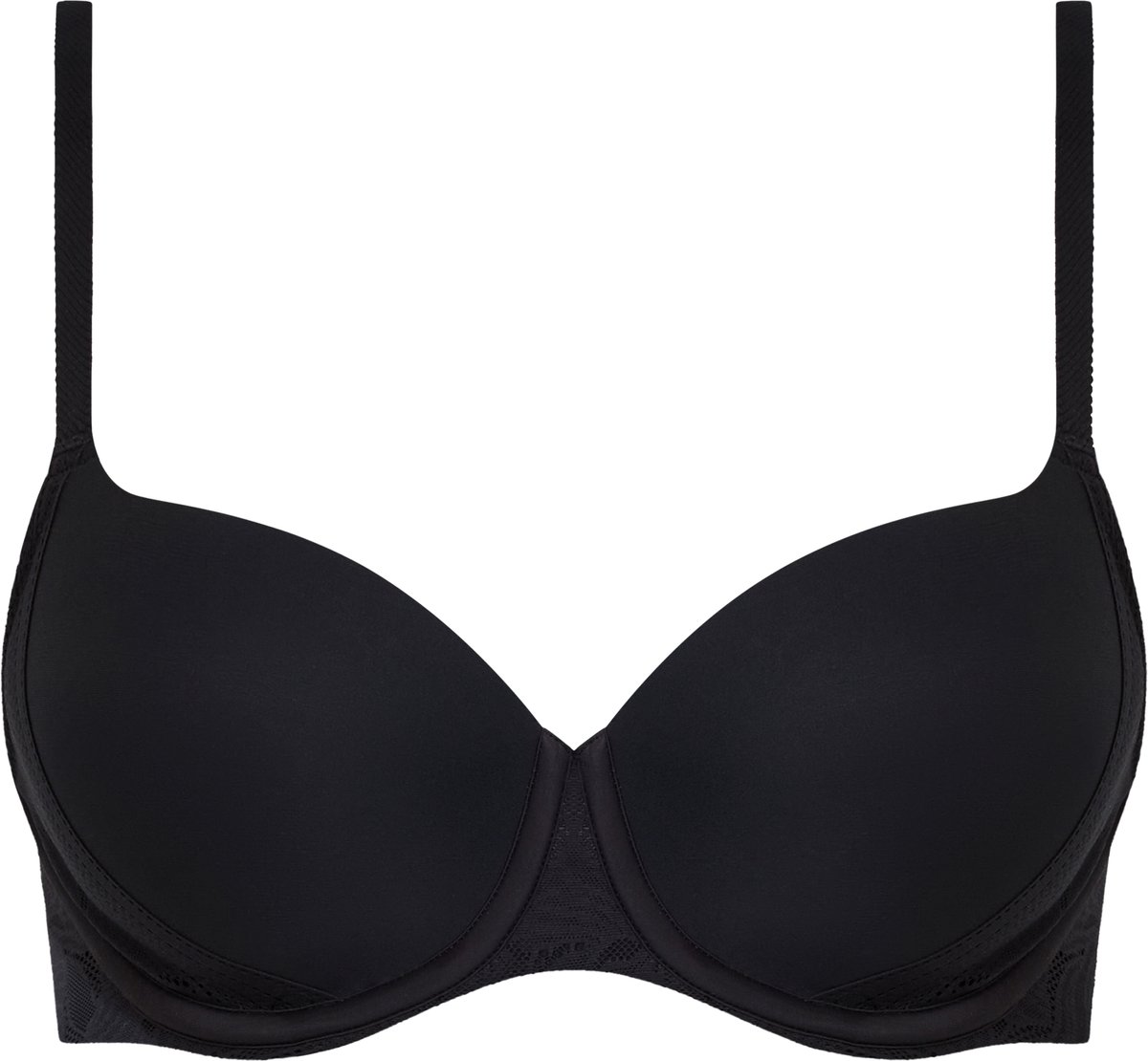 Chantelle Osmose - Bedekkende T-shirt bh - onzichtbaar - Soft Feel - ZWART