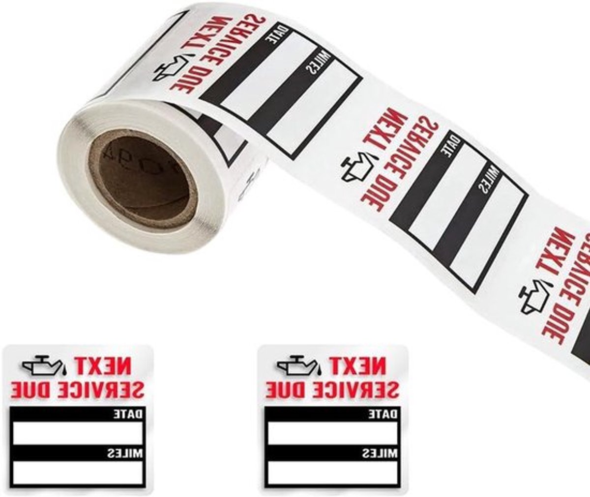 Inovra Plus - Olieverversingsstickers - Herinneringsetiketten - Service - Auto