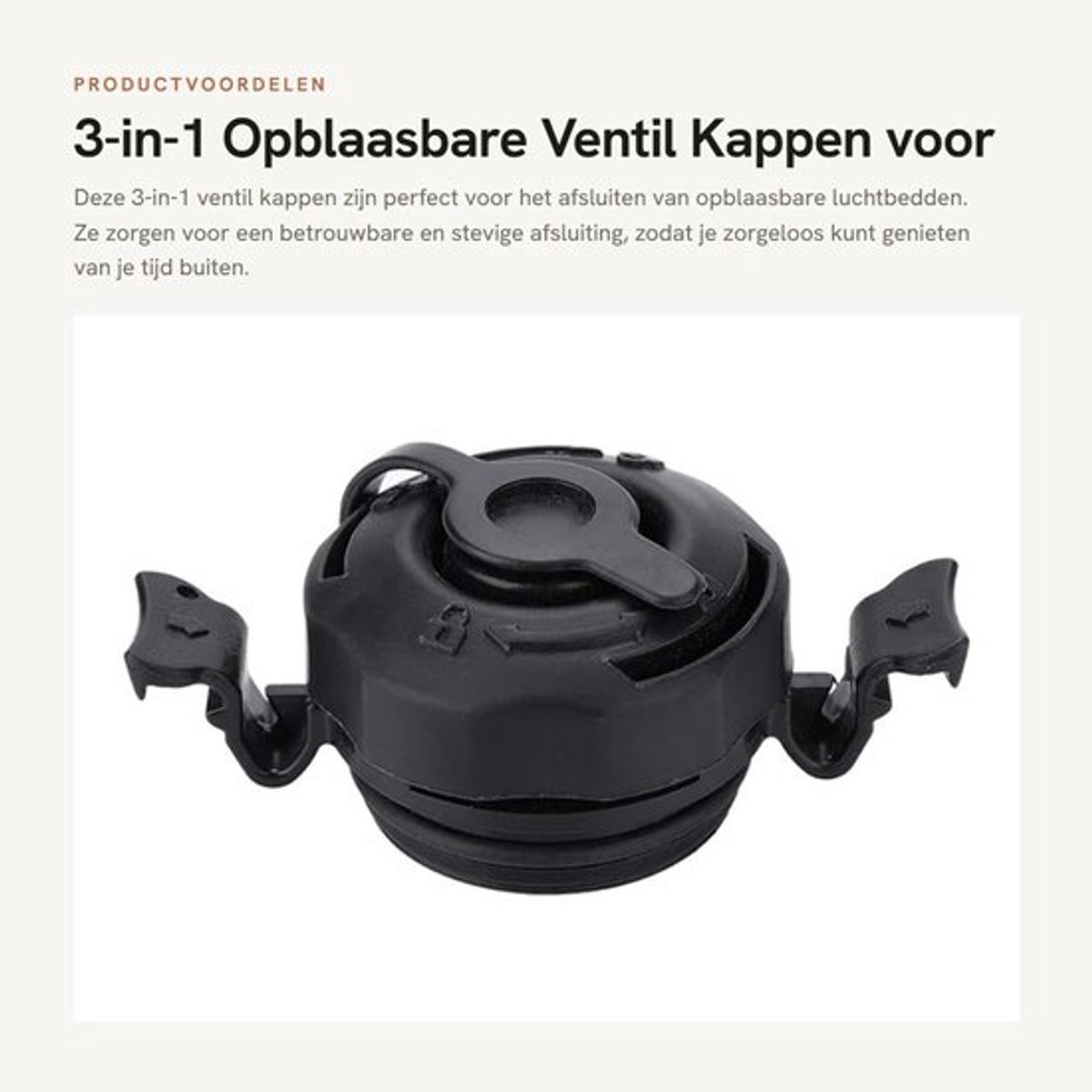 Ventiel voor opblaasbare matras Dailygoody - Luchtdruk Regel