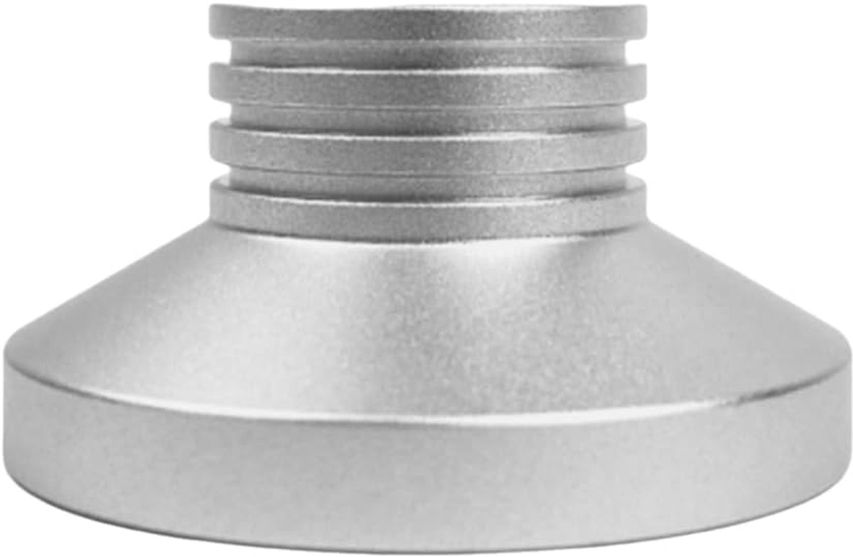 LP Gewicht Stabilisator - Platenspeler Accessoire - Betere Geluidskwaliteit - Trillingsdempend Aluminium - 7x7x1 cm - Zilver