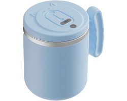 Zelfmengende Beker - Automatische Mok - Dranken Mengen - Oplaadbaar Systeem - 400 ml - Blauw